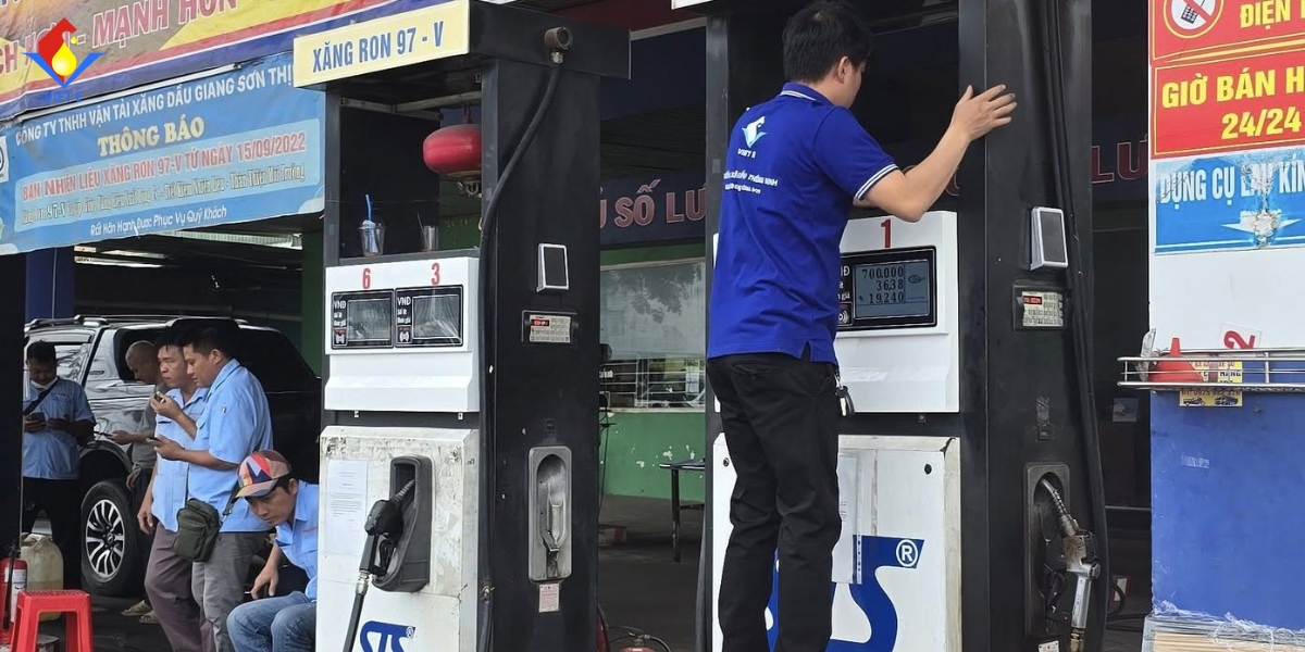 Báo giá thiết bị và trụ bơm xăng dầu chính hãng tại TPHCM
